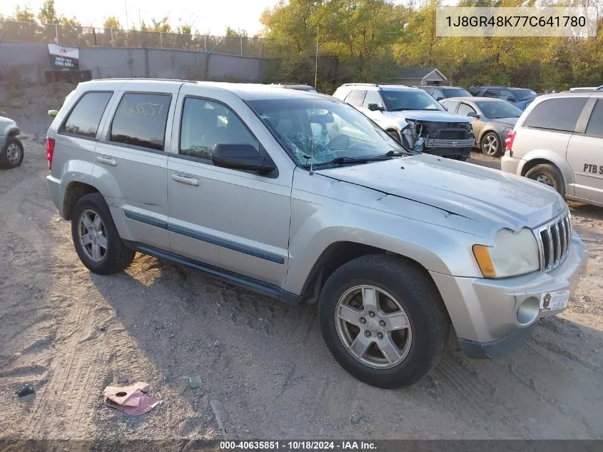 2007 Jeep Grand Cherokee Laredo/Columbia/Freedom VIN: 1J8GR48K77C641780 Lot: 40635851