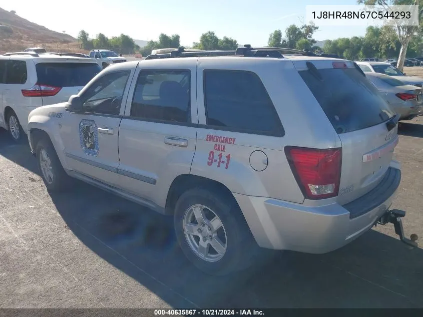 2007 Jeep Grand Cherokee Laredo/Columbia/Freedom VIN: 1J8HR48N67C544293 Lot: 40635867