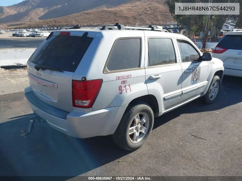 2007 Jeep Grand Cherokee Laredo/Columbia/Freedom VIN: 1J8HR48N67C544293 Lot: 40635867