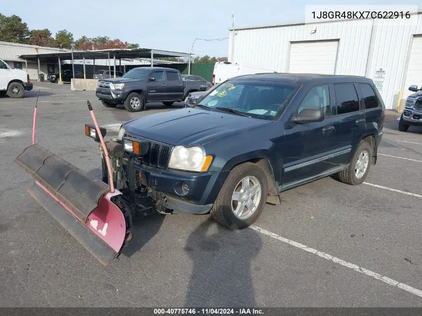 1J8GR48KX7C622916 2007 Jeep Grand Cherokee Laredo