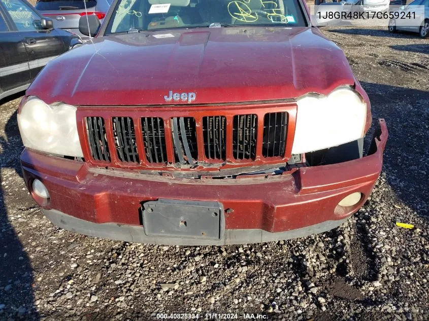 2007 Jeep Grand Cherokee Laredo VIN: 1J8GR48K17C659241 Lot: 40825334