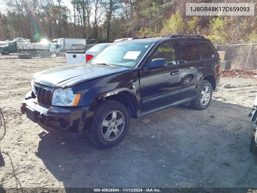 2007 Jeep Grand Cherokee Laredo VIN: 1J8GR48K17C659093 Lot: 40826884