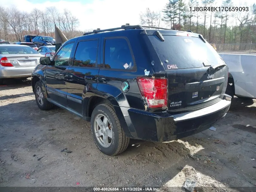 2007 Jeep Grand Cherokee Laredo VIN: 1J8GR48K17C659093 Lot: 40826884