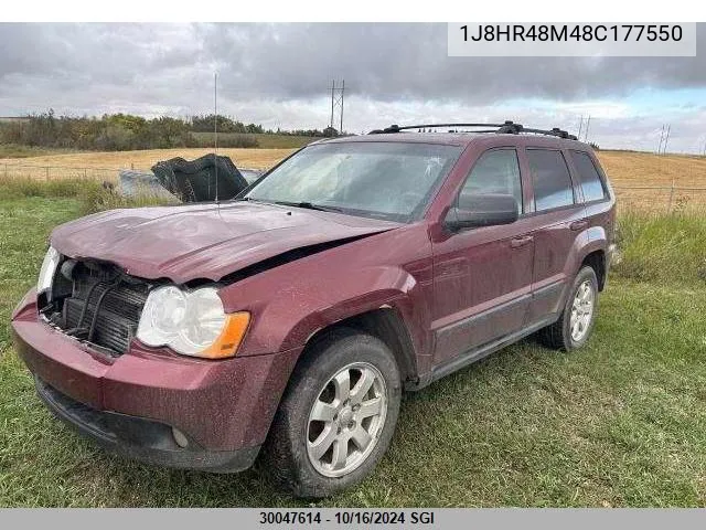 1J8HR48M48C177550 2008 Jeep Grand Cherokee Laredo