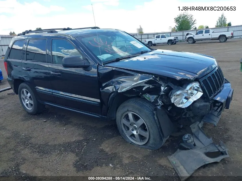 1J8HR48MX8C200653 2008 Jeep Grand Cherokee Laredo