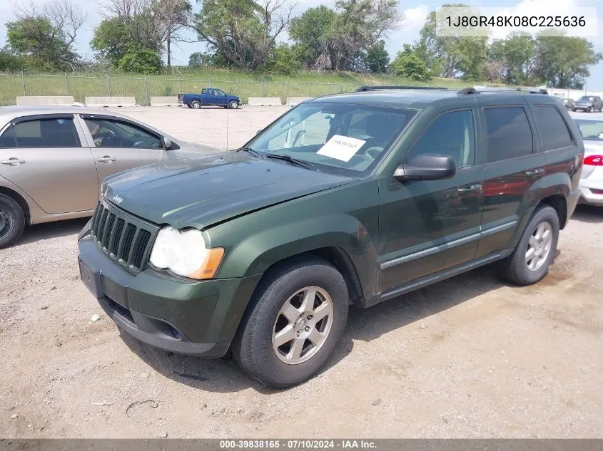 1J8GR48K08C225636 2008 Jeep Grand Cherokee Laredo