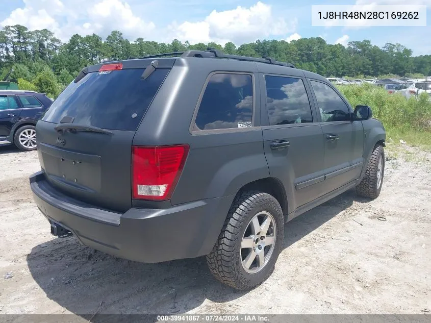 2008 Jeep Grand Cherokee Laredo VIN: 1J8HR48N28C169262 Lot: 39941867