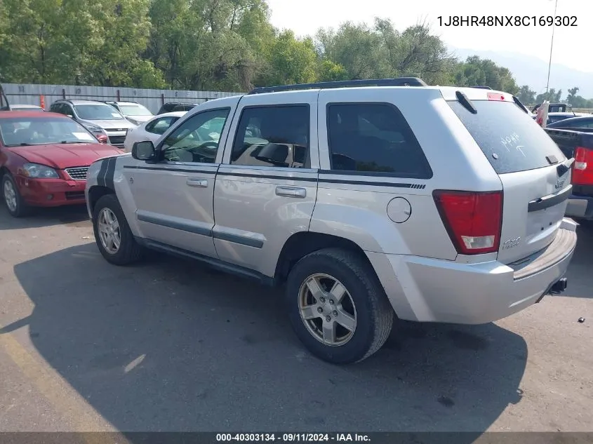 1J8HR48NX8C169302 2008 Jeep Grand Cherokee Laredo