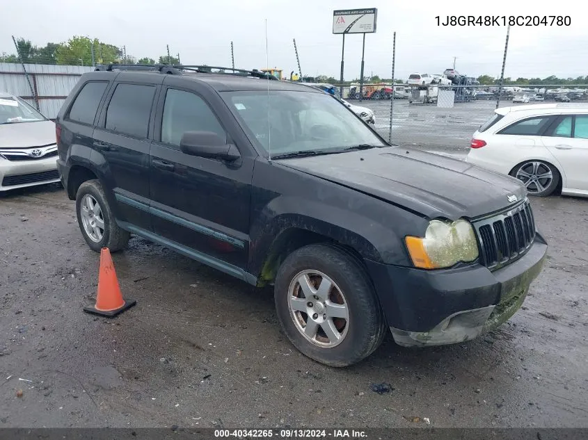 1J8GR48K18C204780 2008 Jeep Grand Cherokee Laredo