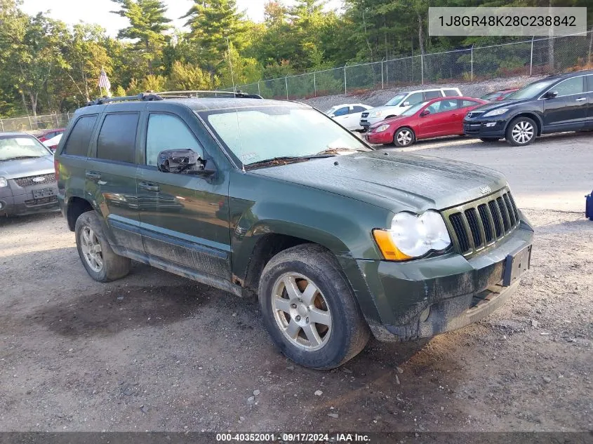 2008 Jeep Grand Cherokee Laredo VIN: 1J8GR48K28C238842 Lot: 40352001