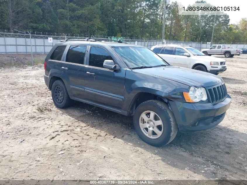 2008 Jeep Grand Cherokee Laredo VIN: 1J8GS48K68C105134 Lot: 40367739