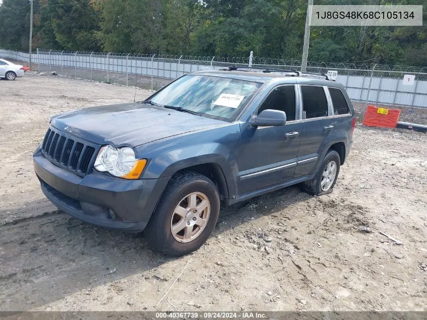 2008 Jeep Grand Cherokee Laredo VIN: 1J8GS48K68C105134 Lot: 40367739