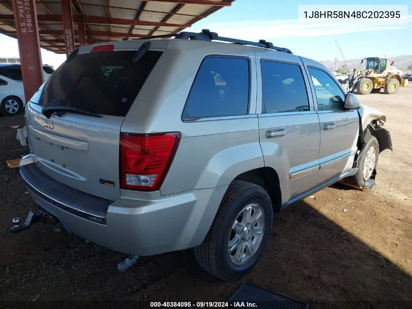 2008 Jeep Grand Cherokee Limited VIN: 1J8HR58N48C202395 Lot: 40384095