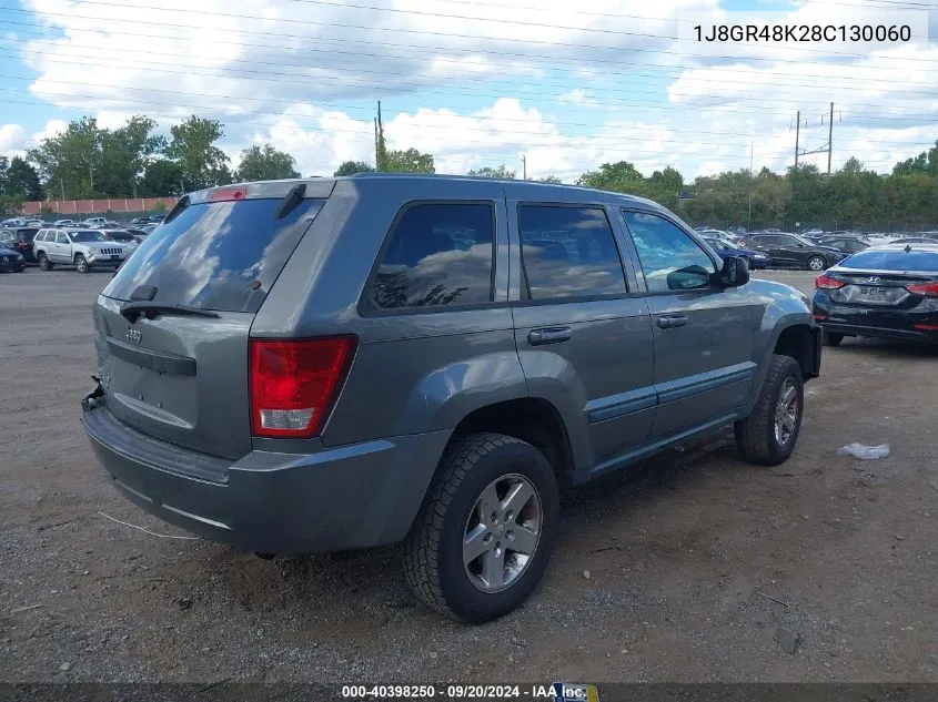 1J8GR48K28C130060 2008 Jeep Grand Cherokee Laredo