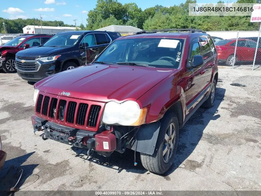 1J8GR48K18C146816 2008 Jeep Grand Cherokee Laredo