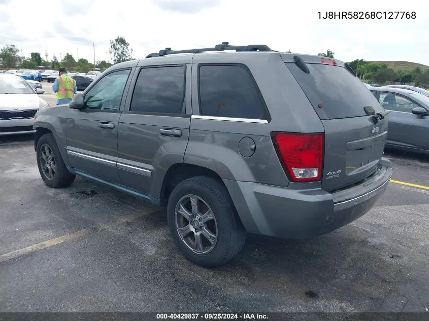 2008 Jeep Grand Cherokee Limited VIN: 1J8HR58268C127768 Lot: 40429837