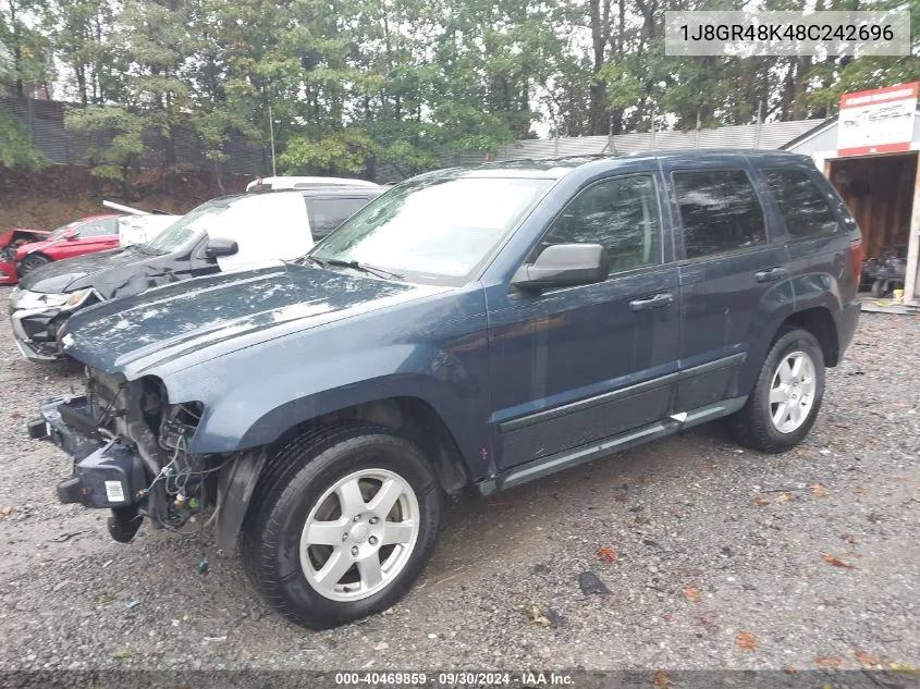 2008 Jeep Grand Cherokee Laredo VIN: 1J8GR48K48C242696 Lot: 40469859