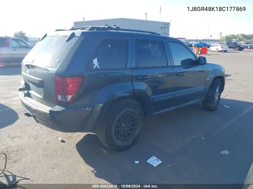 2008 Jeep Grand Cherokee Laredo VIN: 1J8GR48K18C177869 Lot: 40533610