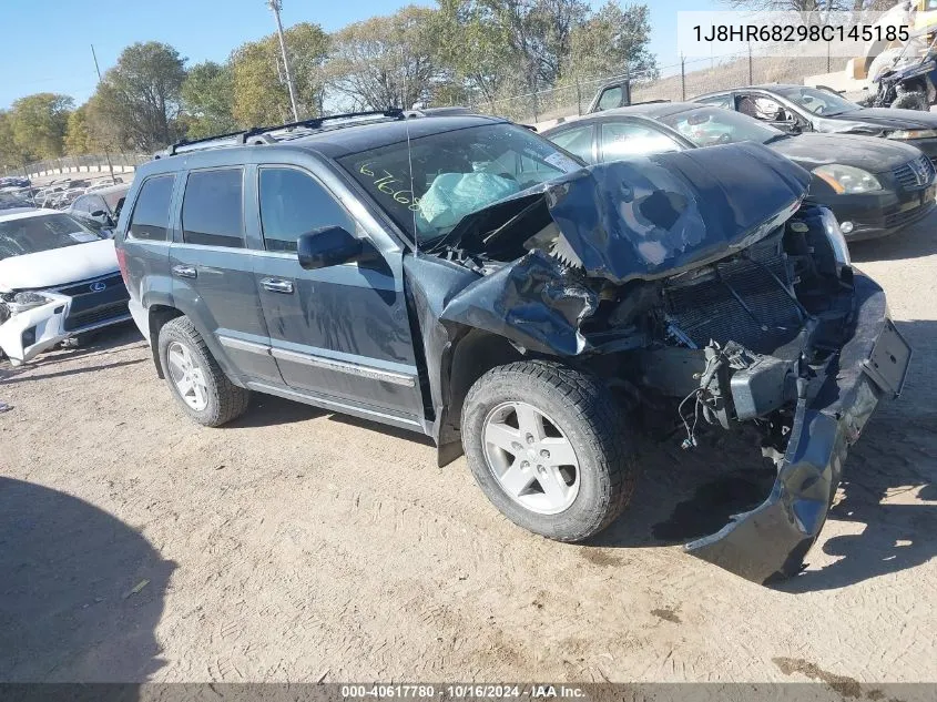 2008 Jeep Grand Cherokee Overland VIN: 1J8HR68298C145185 Lot: 40617780