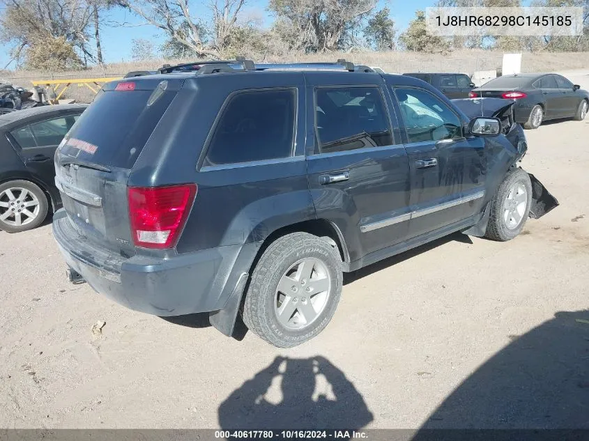 2008 Jeep Grand Cherokee Overland VIN: 1J8HR68298C145185 Lot: 40617780