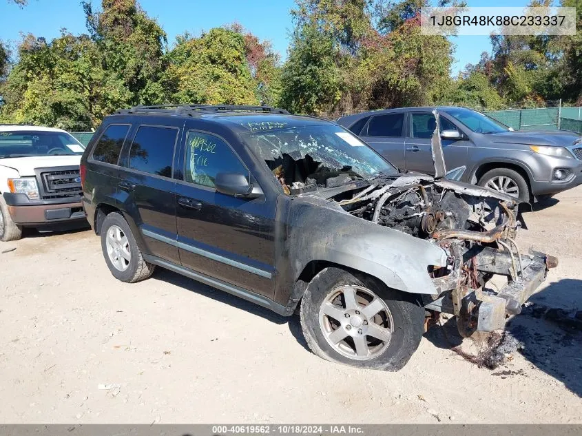 2008 Jeep Grand Cherokee Laredo VIN: 1J8GR48K88C233337 Lot: 40619562