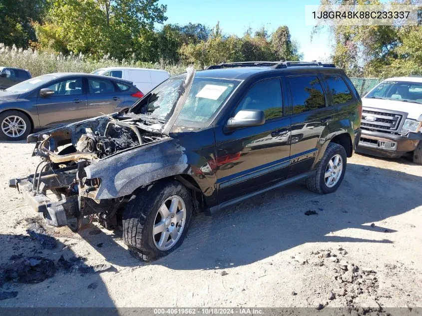 2008 Jeep Grand Cherokee Laredo VIN: 1J8GR48K88C233337 Lot: 40619562