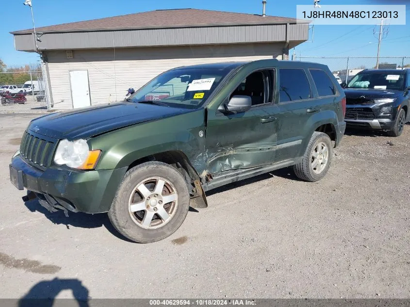 2008 Jeep Grand Cherokee Laredo VIN: 1J8HR48N48C123013 Lot: 40629594