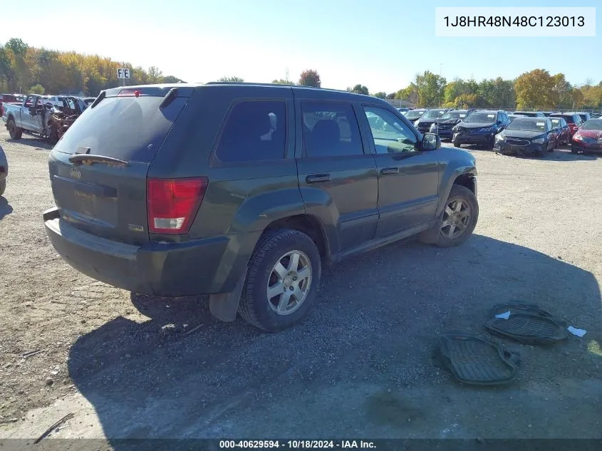 2008 Jeep Grand Cherokee Laredo VIN: 1J8HR48N48C123013 Lot: 40629594