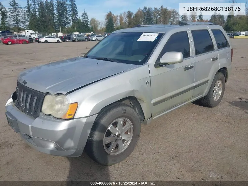 2008 Jeep Grand Cherokee Overland VIN: 1J8HR68268C138176 Lot: 40666676