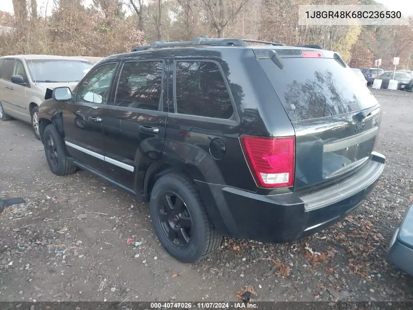 2008 Jeep Grand Cherokee Laredo VIN: 1J8GR48K68C236530 Lot: 40747026