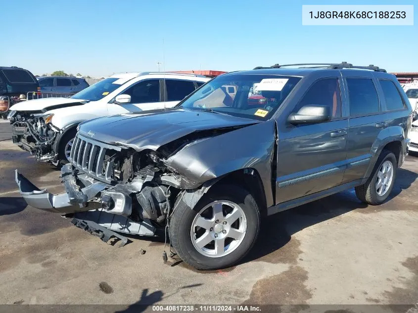 2008 Jeep Grand Cherokee Laredo VIN: 1J8GR48K68C188253 Lot: 40817238