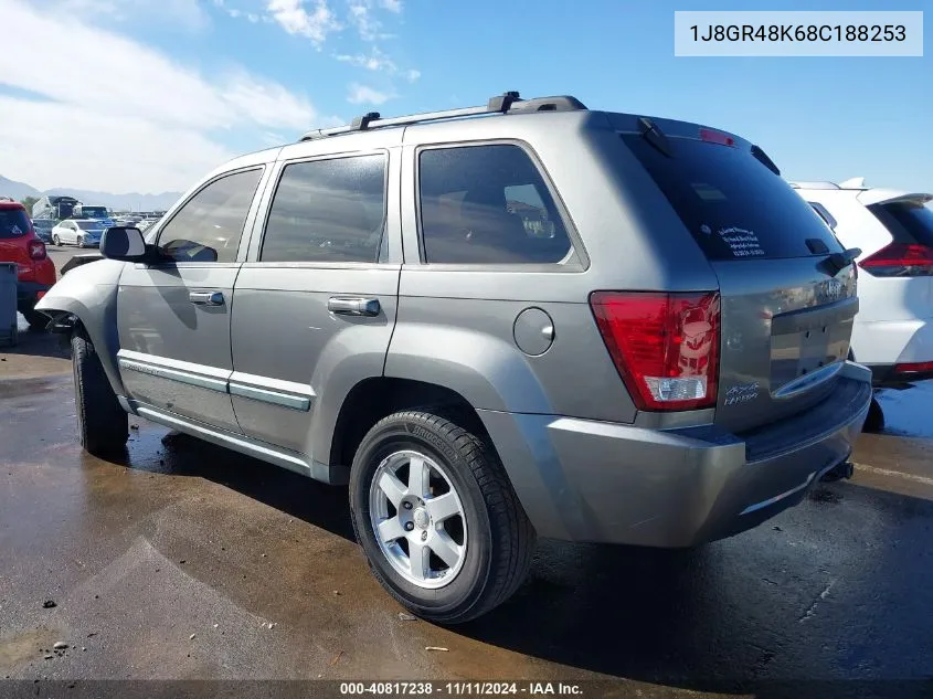 2008 Jeep Grand Cherokee Laredo VIN: 1J8GR48K68C188253 Lot: 40817238