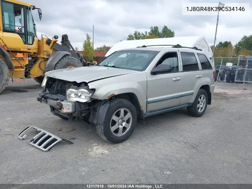 2009 Jeep Grand Cherokee Laredo VIN: 1J8GR48K39C534146 Lot: 12117018