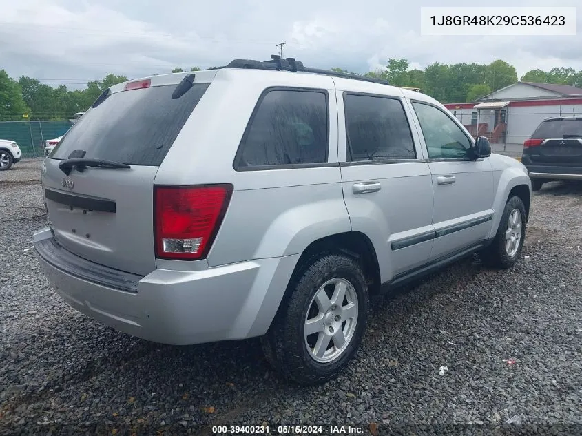 2009 Jeep Grand Cherokee Laredo VIN: 1J8GR48K29C536423 Lot: 39400231