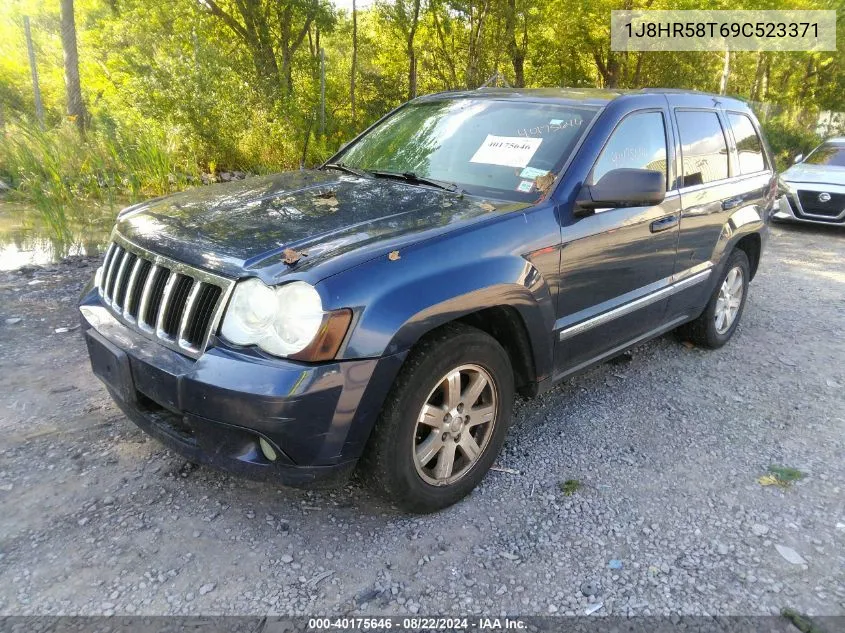 2009 Jeep Grand Cherokee Limited VIN: 1J8HR58T69C523371 Lot: 40175646