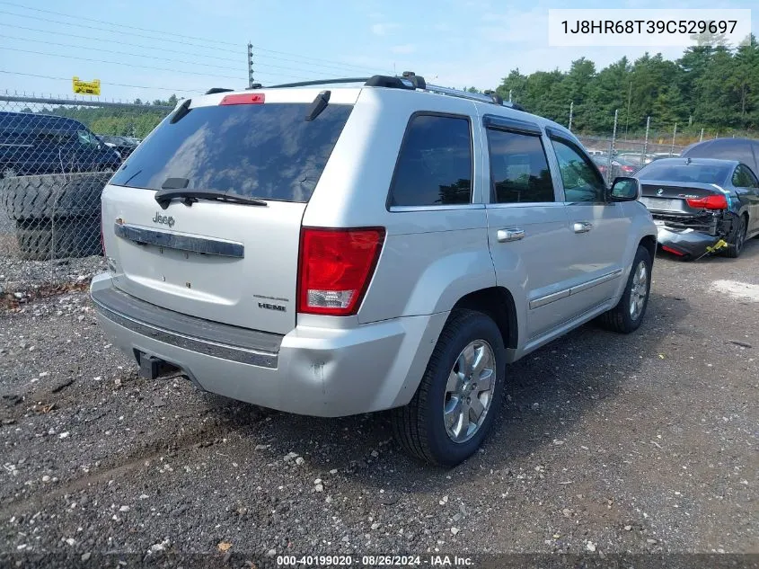 2009 Jeep Grand Cherokee Overland VIN: 1J8HR68T39C529697 Lot: 40199020