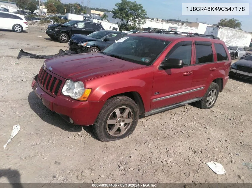 2009 Jeep Grand Cherokee Laredo VIN: 1J8GR48K49C547178 Lot: 40367486