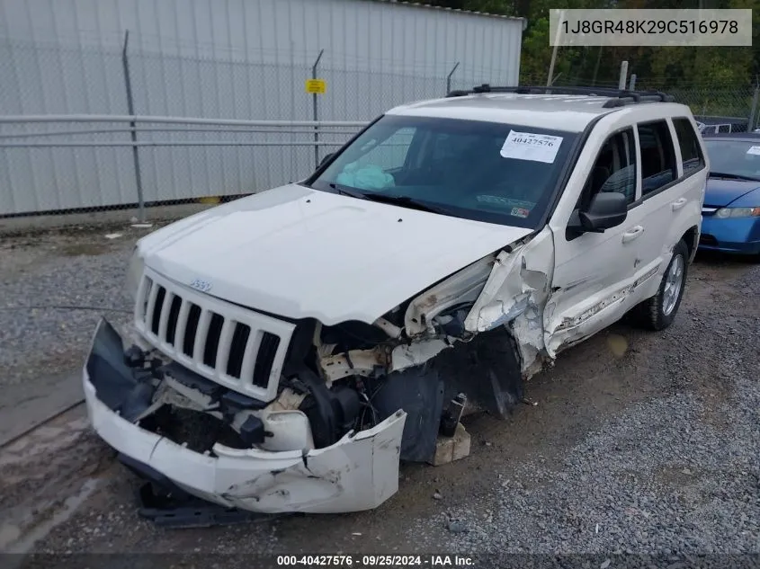 2009 Jeep Grand Cherokee Laredo VIN: 1J8GR48K29C516978 Lot: 40427576