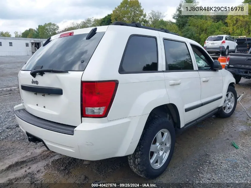 2009 Jeep Grand Cherokee Laredo VIN: 1J8GR48K29C516978 Lot: 40427576