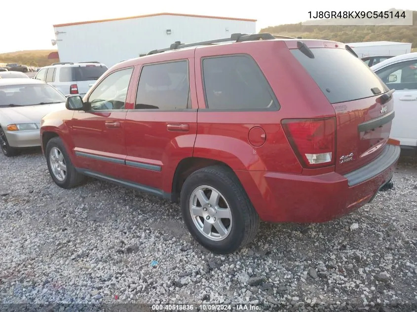 1J8GR48KX9C545144 2009 Jeep Grand Cherokee Laredo