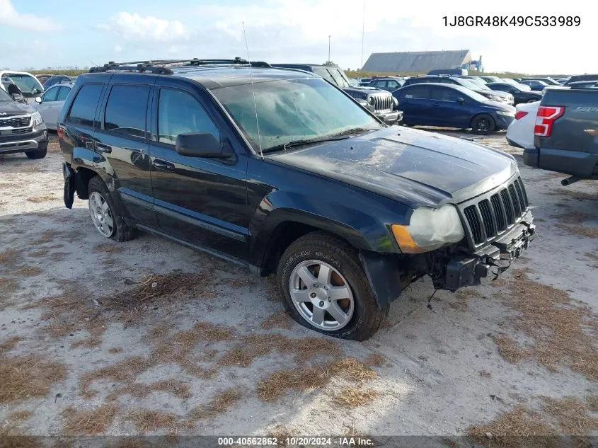 2009 Jeep Grand Cherokee Laredo VIN: 1J8GR48K49C533989 Lot: 40562862