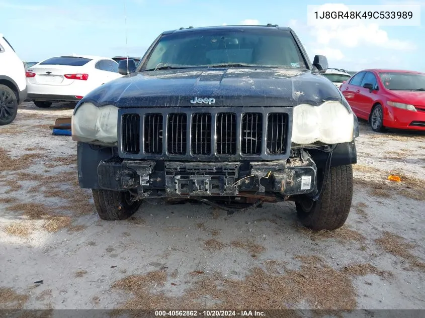 2009 Jeep Grand Cherokee Laredo VIN: 1J8GR48K49C533989 Lot: 40562862