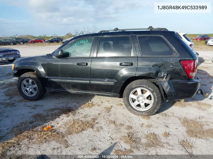 2009 Jeep Grand Cherokee Laredo VIN: 1J8GR48K49C533989 Lot: 40562862