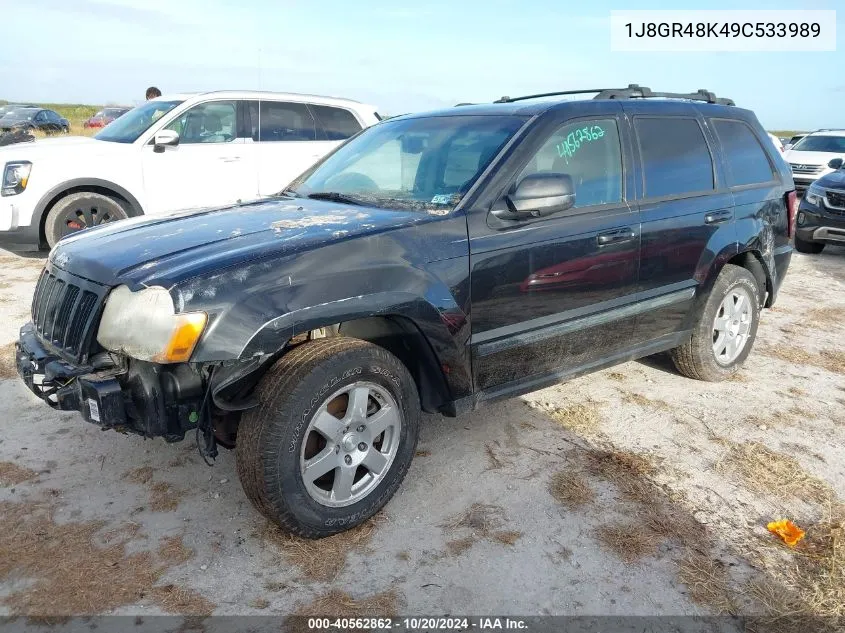 2009 Jeep Grand Cherokee Laredo VIN: 1J8GR48K49C533989 Lot: 40562862