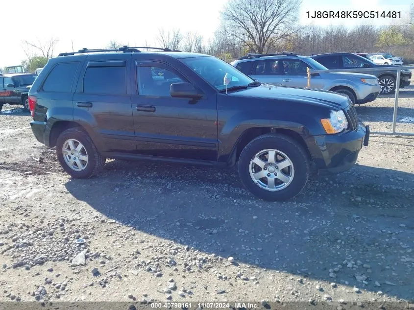 2009 Jeep Grand Cherokee Laredo VIN: 1J8GR48K59C514481 Lot: 40798161