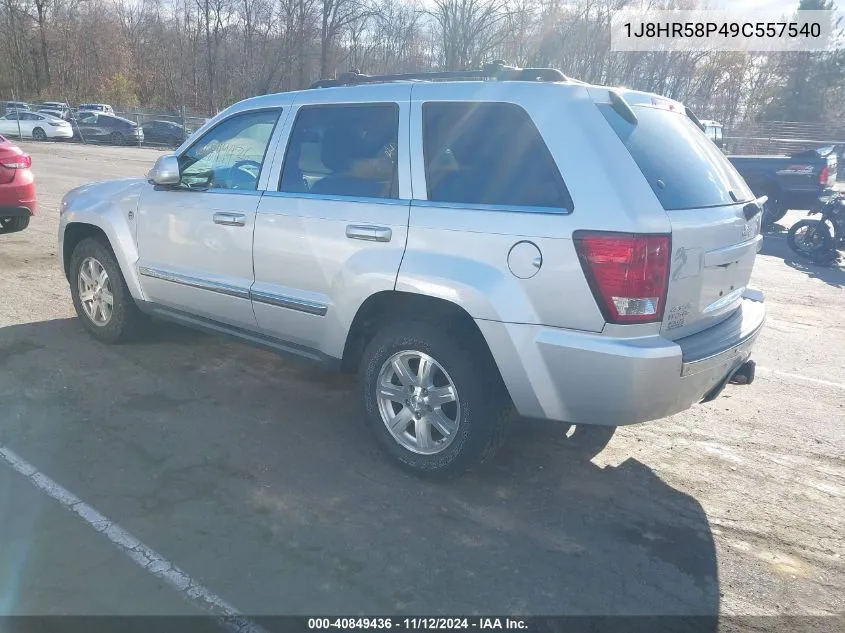 1J8HR58P49C557540 2009 Jeep Grand Cherokee Limited