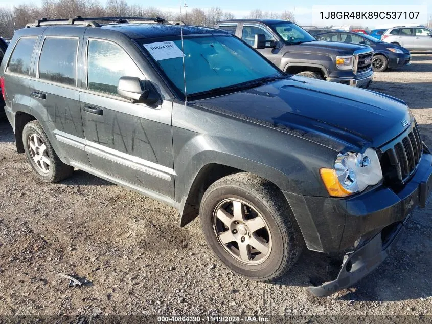 2009 Jeep Grand Cherokee Laredo VIN: 1J8GR48K89C537107 Lot: 40864390