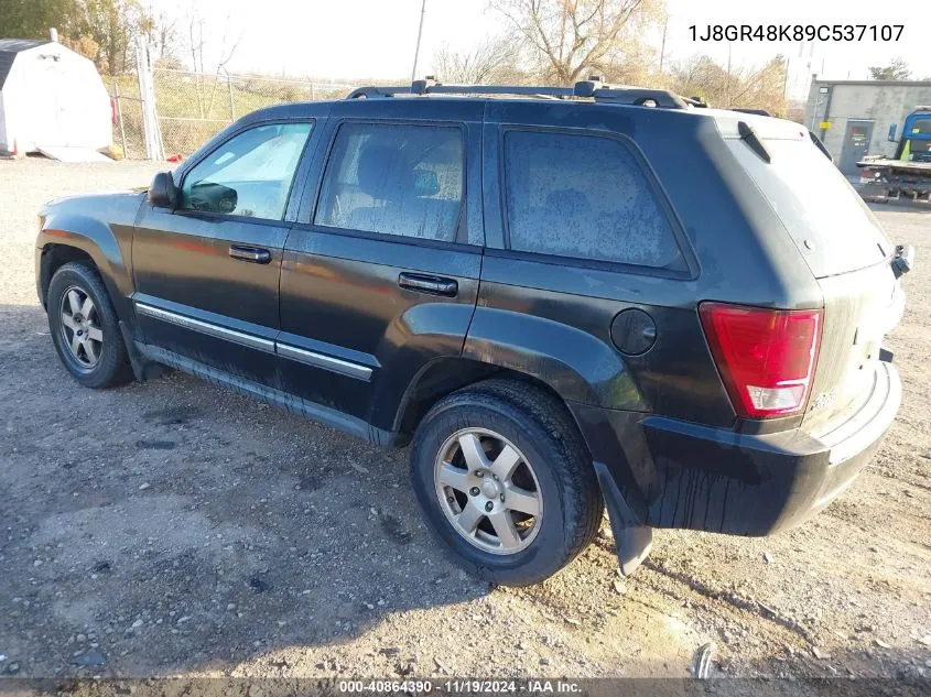 2009 Jeep Grand Cherokee Laredo VIN: 1J8GR48K89C537107 Lot: 40864390