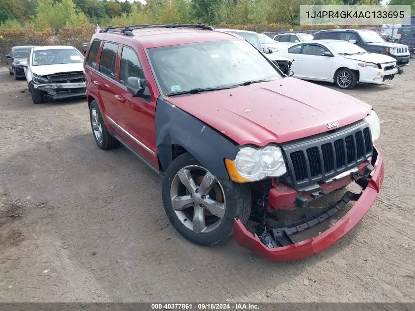 1J4PR4GK4AC133695 2010 Jeep Grand Cherokee Laredo