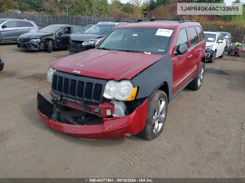 1J4PR4GK4AC133695 2010 Jeep Grand Cherokee Laredo